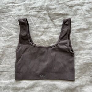 Set Active Sports Bra in Purple